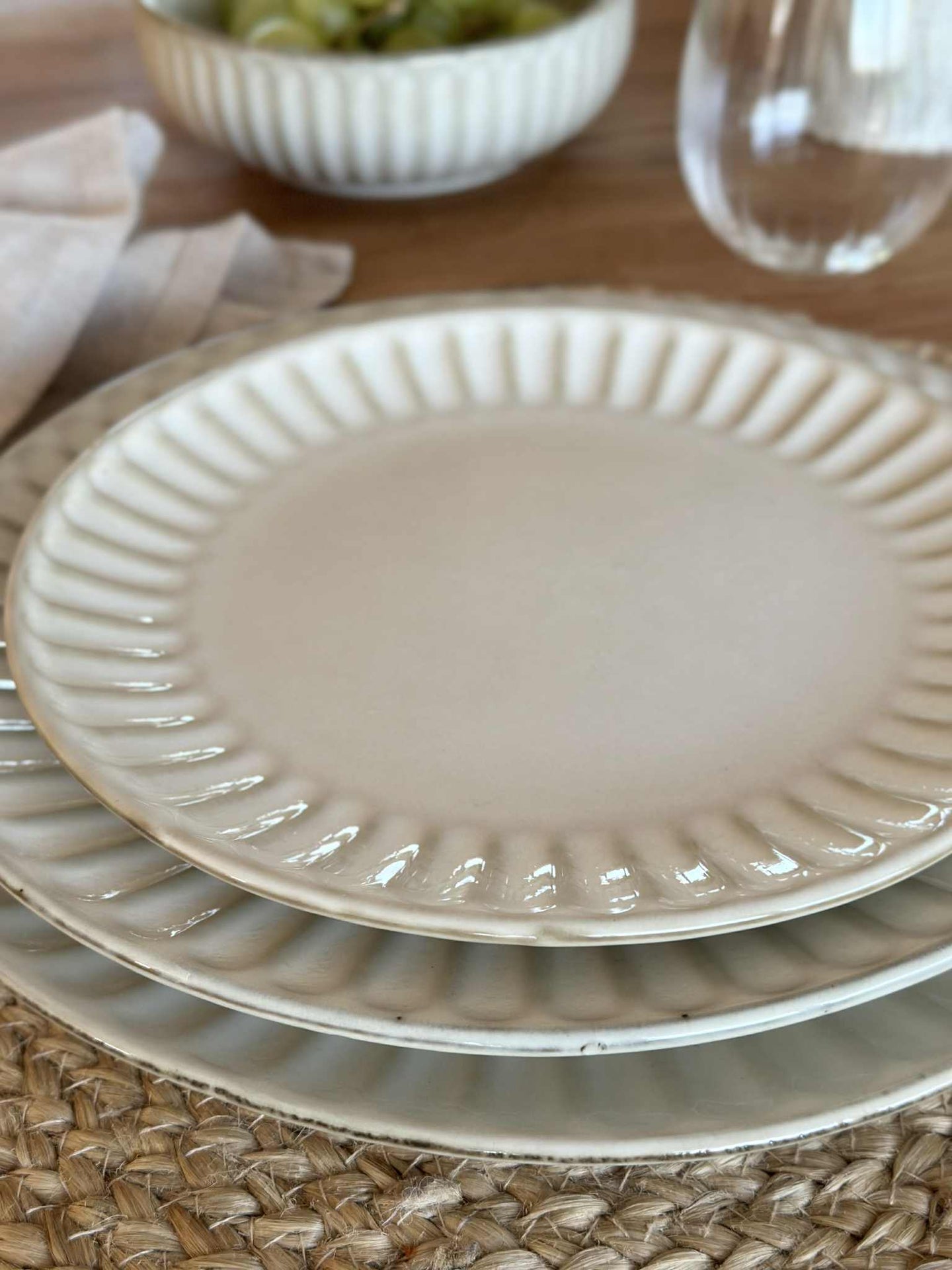 Tallrik VIGA Sand - Flera storlekar