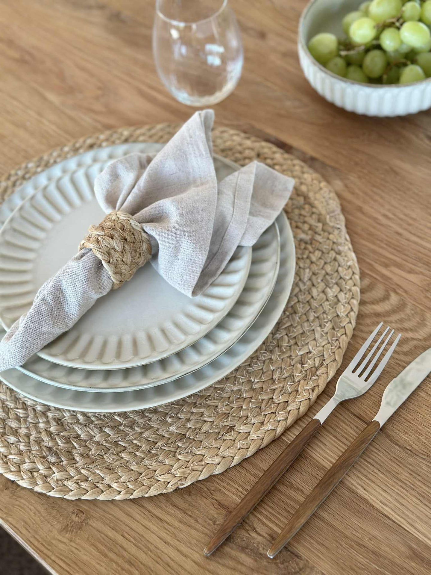 Tallrik VIGA Sand - Flera storlekar