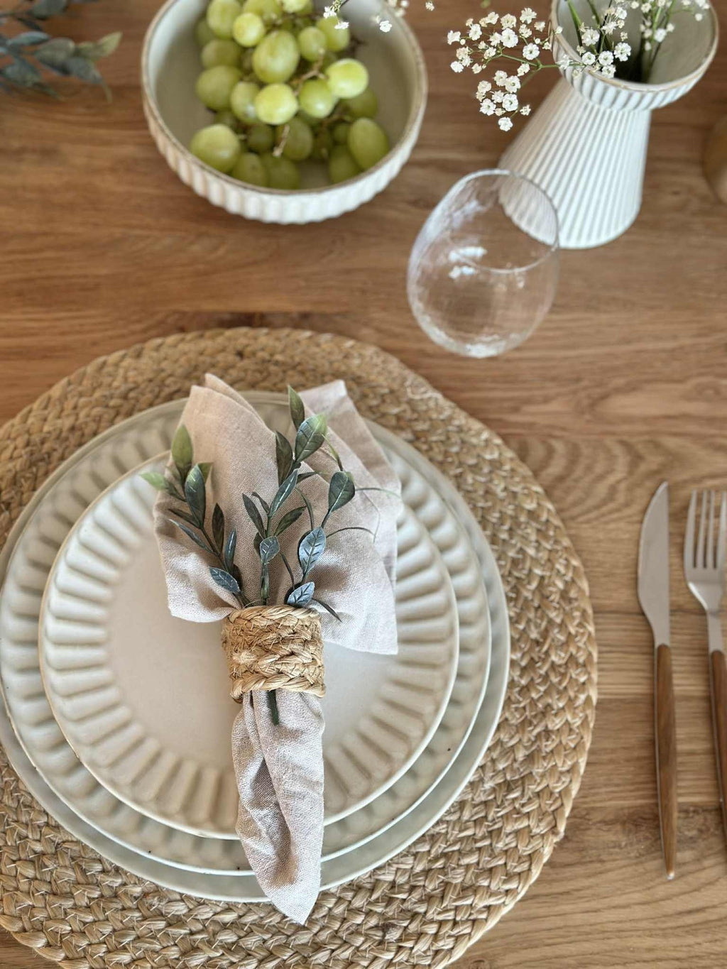 Tallrik VIGA Sand - Flera storlekar