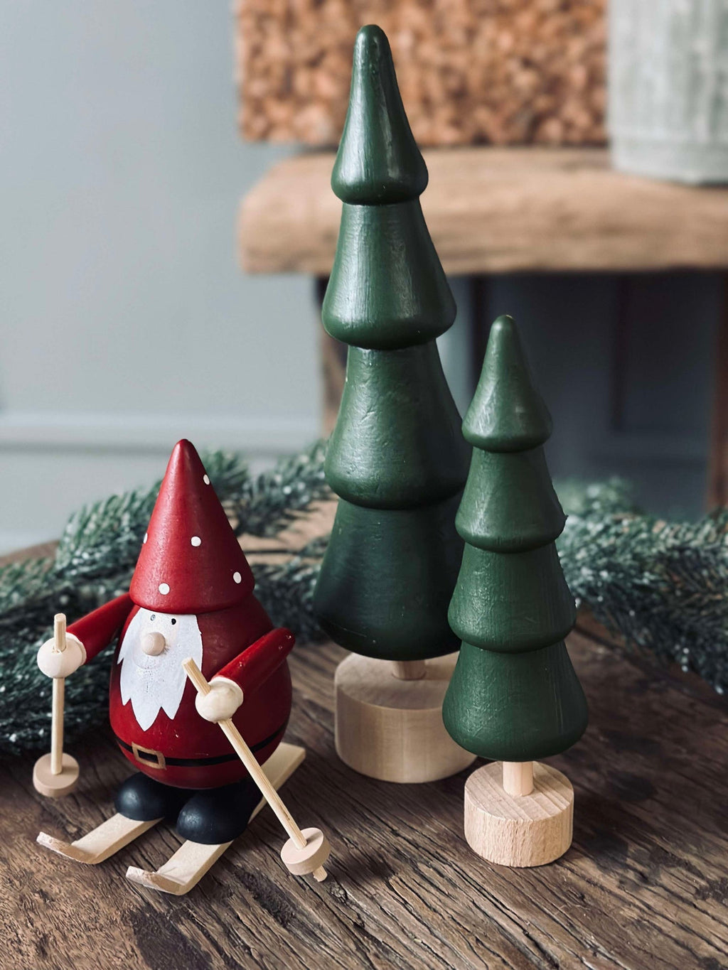 Grön Julgran - Stor