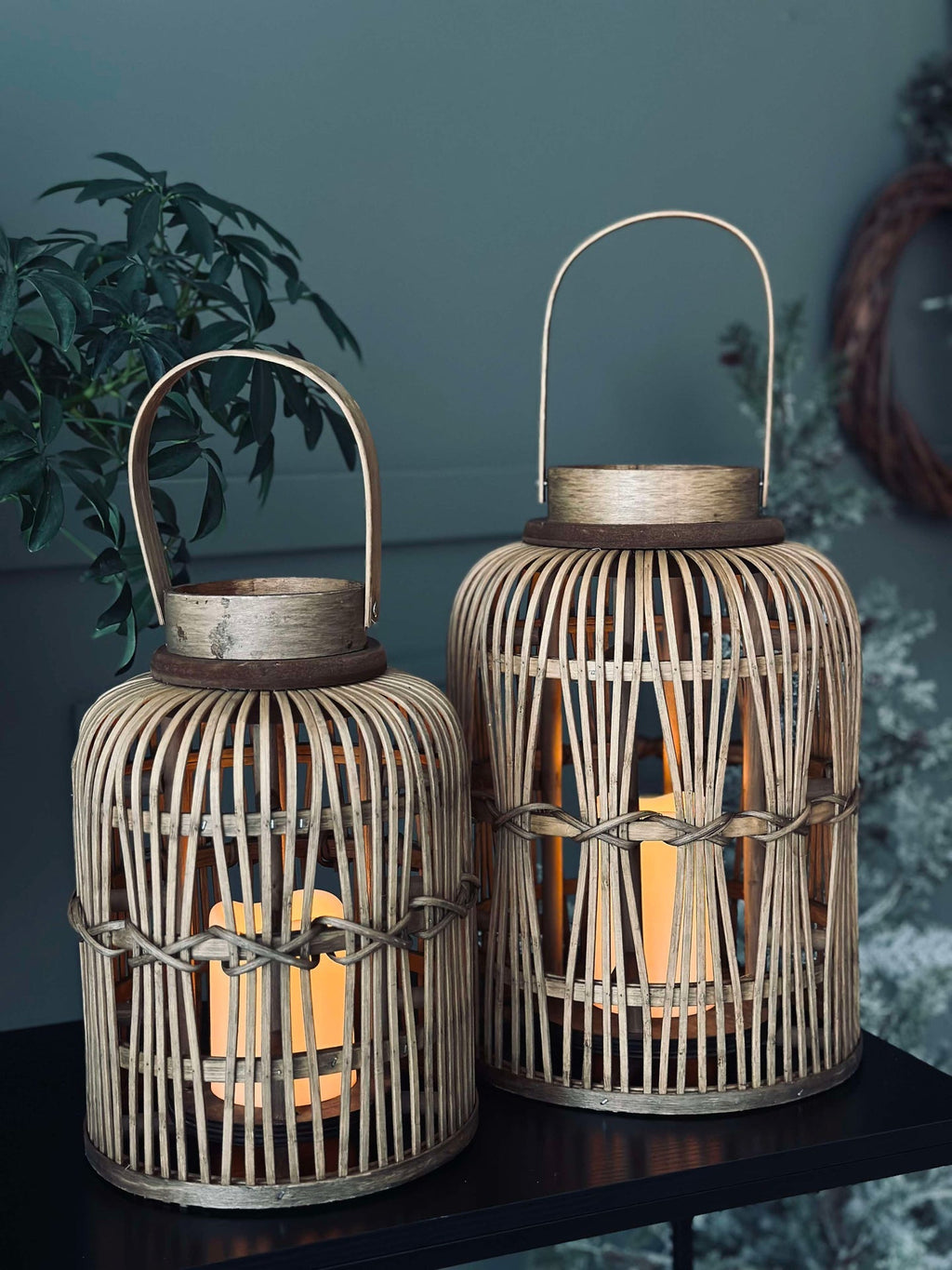 Lykta med LED-ljus - Small