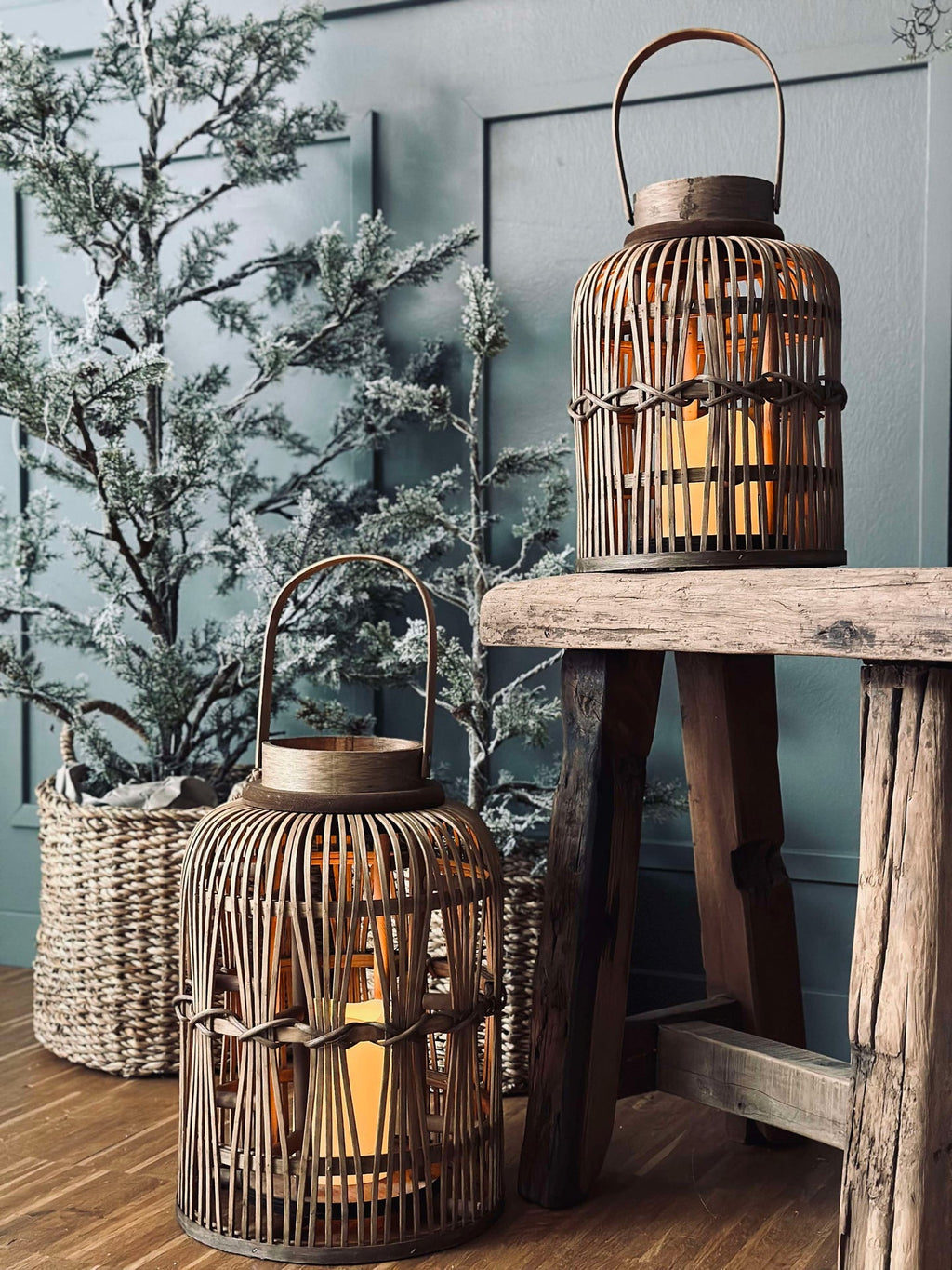 Lykta med LED-ljus - Small