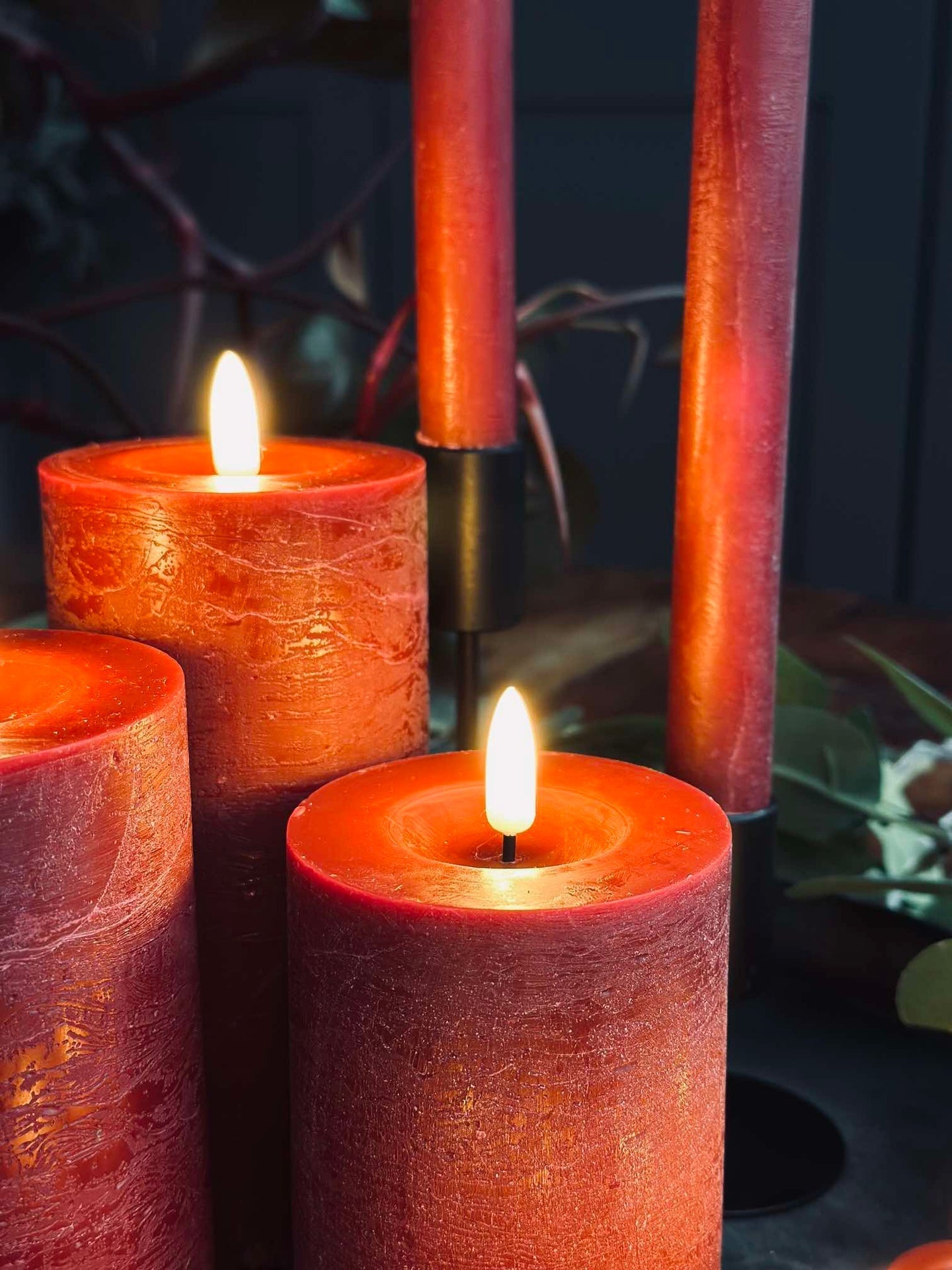 LED Ljuspaket med 10 delar - Röd