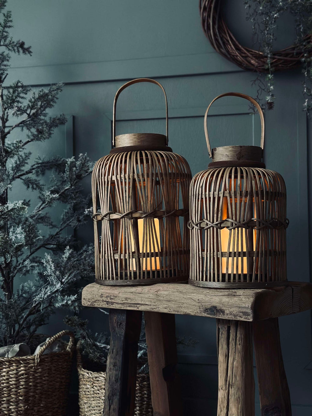 Lykta med LED-ljus - Small