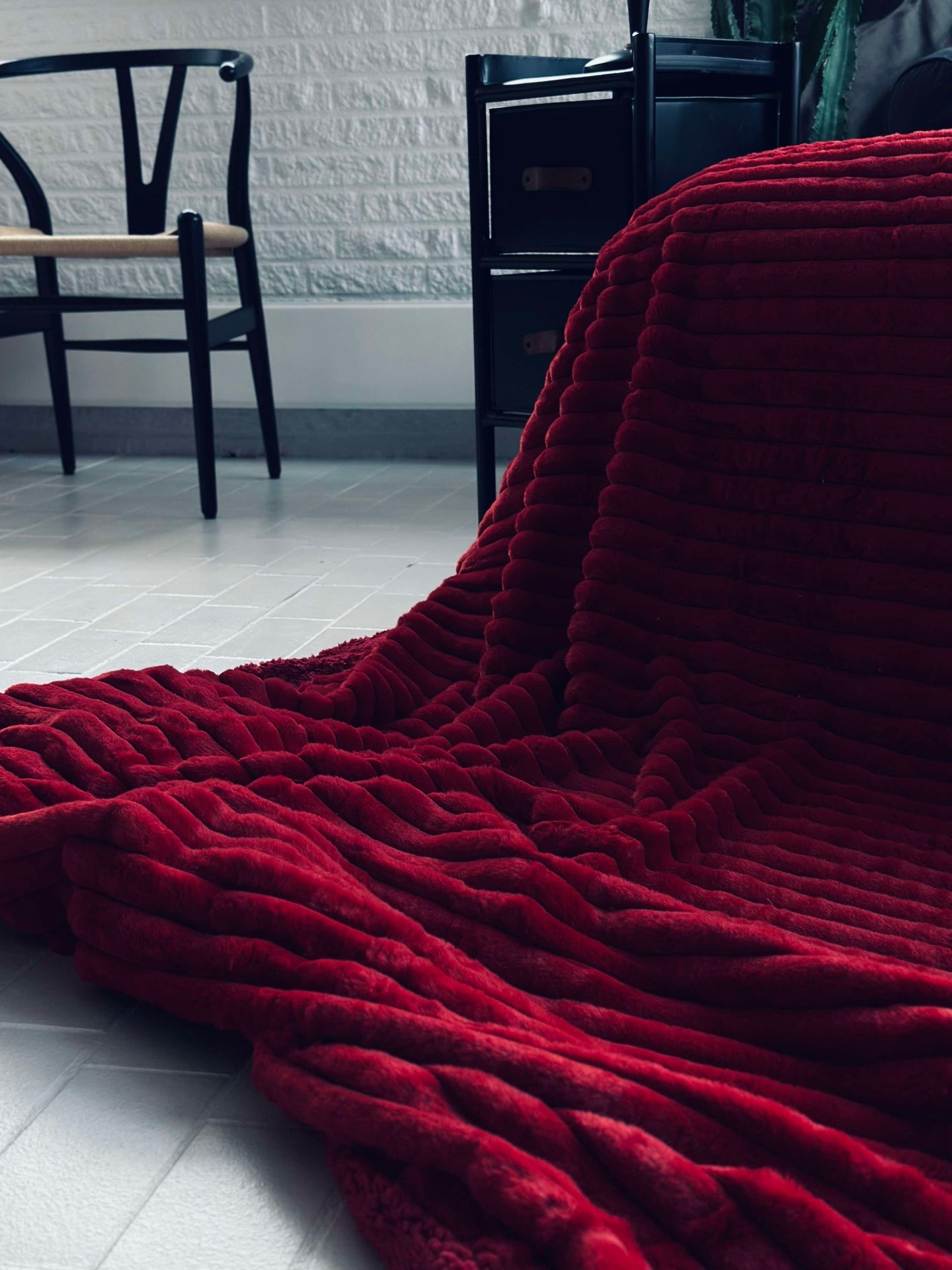 Sängöverkast STRIB - Röd