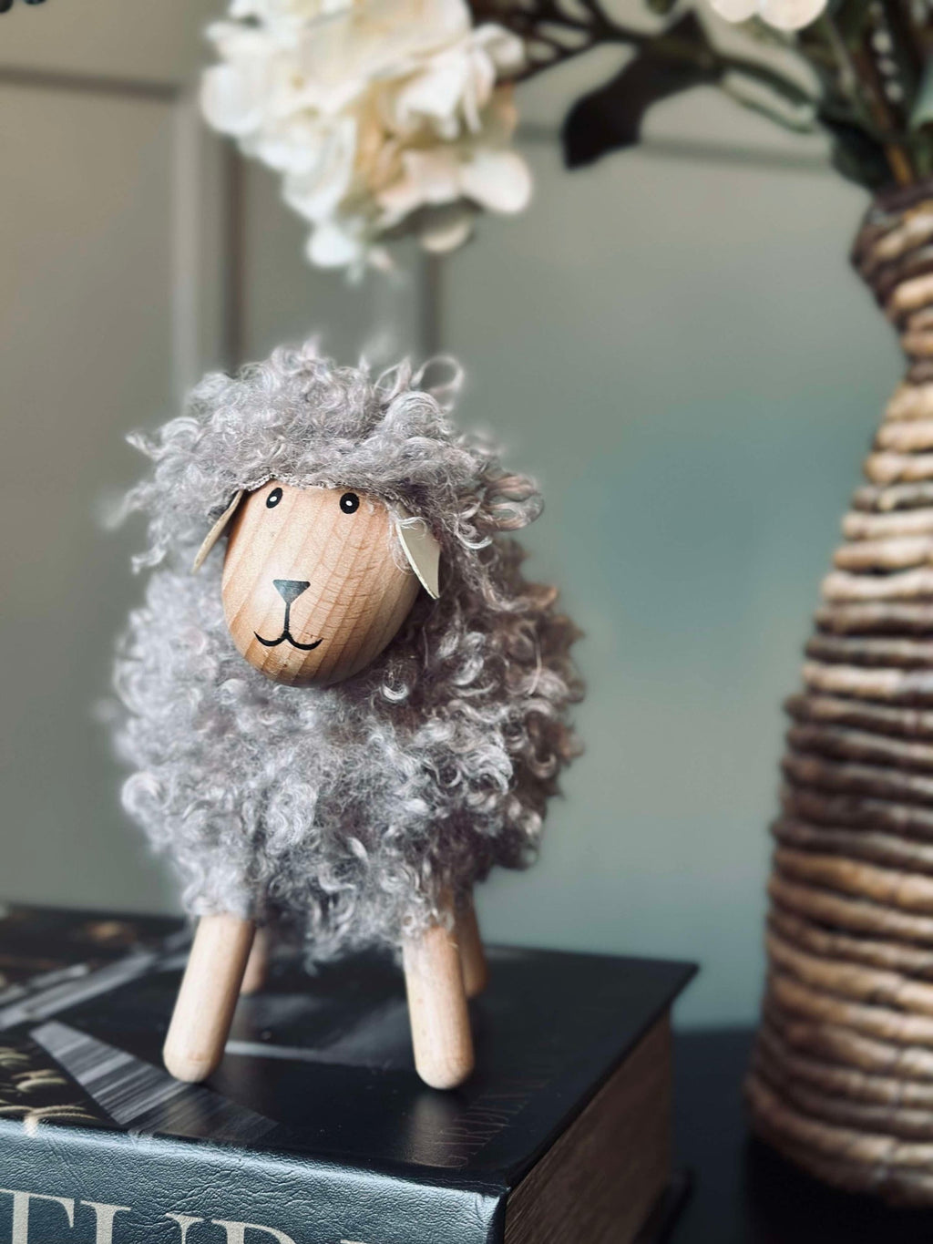 Långhårigt får - Grå Stor