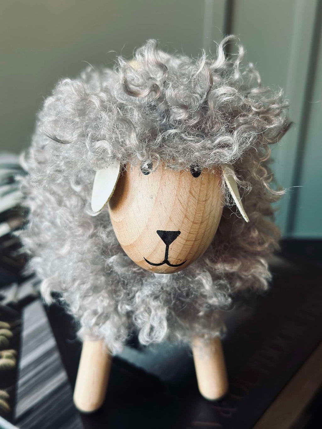 Långhårigt får - Grå Stor