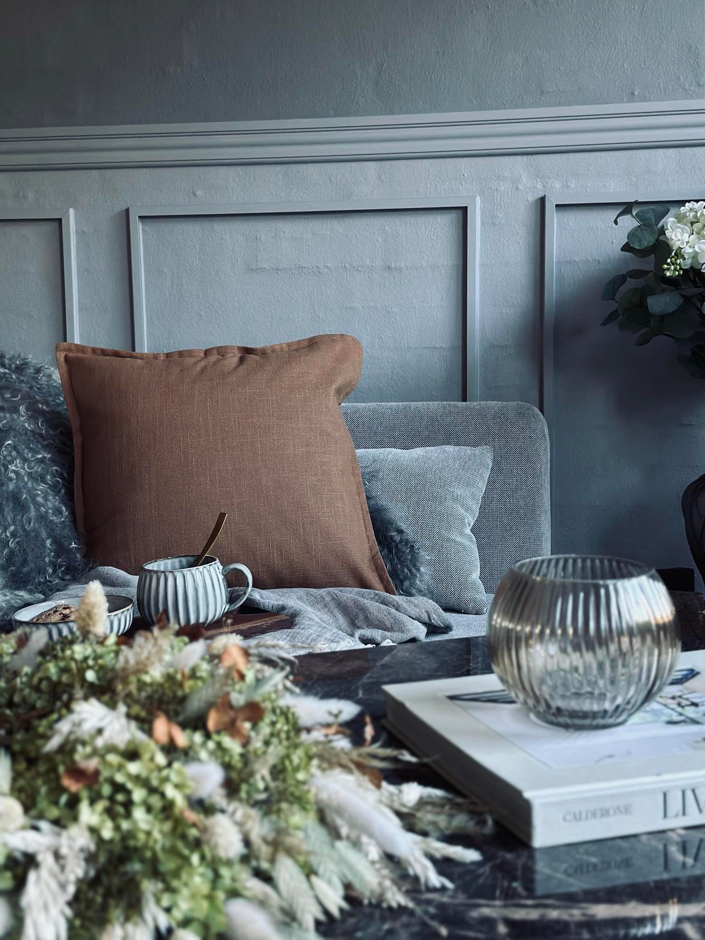 Kuddfodral 45x45 - Senap