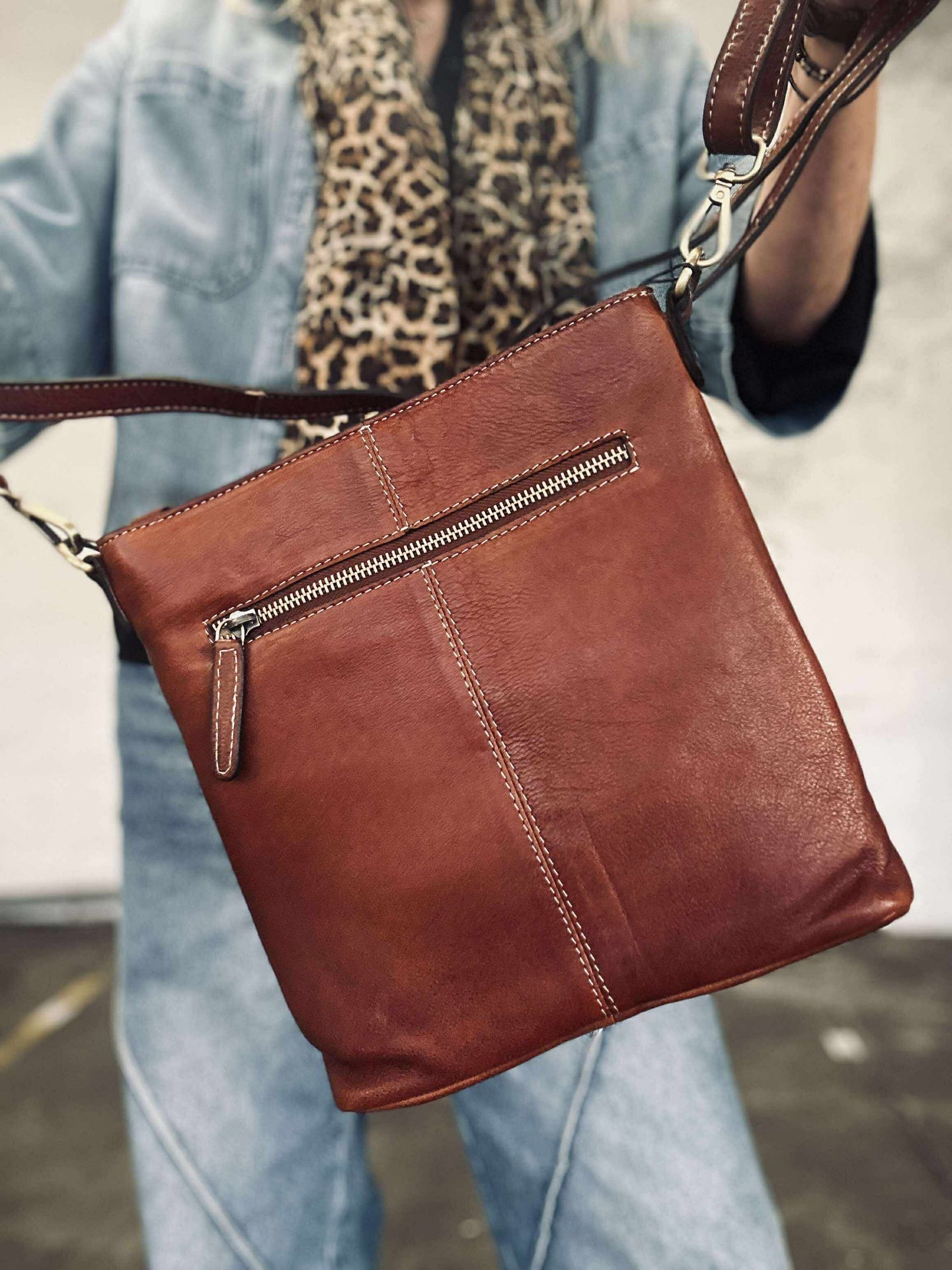 Crossover Moa liten - Cognac