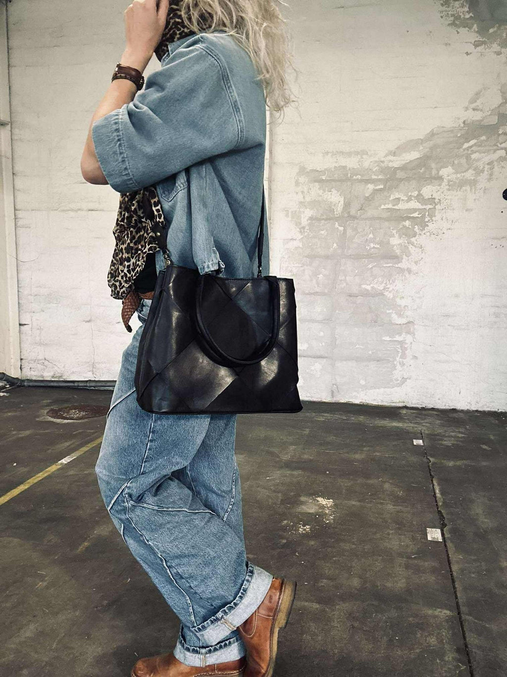 Shopper svart deluxe