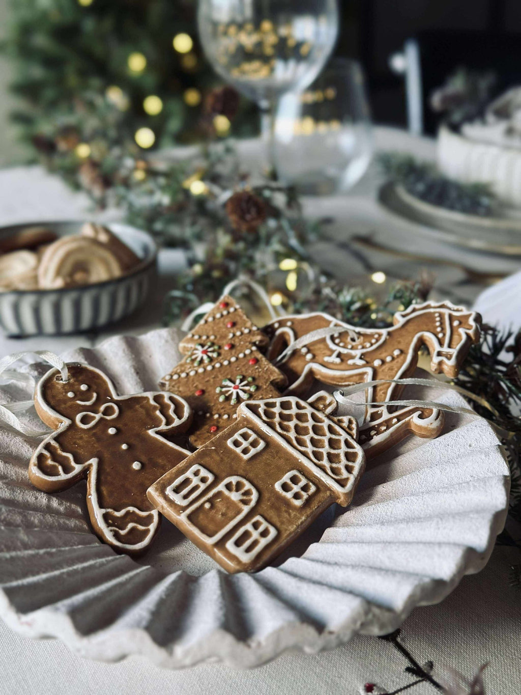 Hängande pepparkaksgubbe