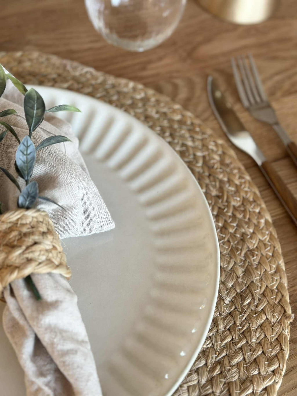 Tallrik VIGA Sand - Flera storlekar