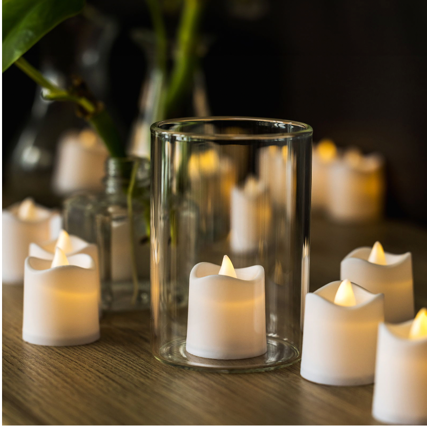 20-pack små LED-blockljus