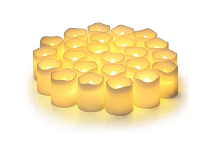 20-pack små LED-blockljus