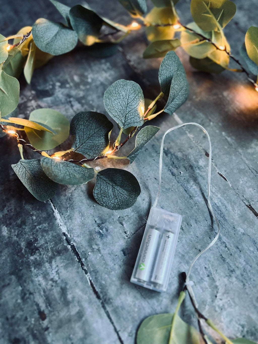 Ljusslinga med eukalyptus