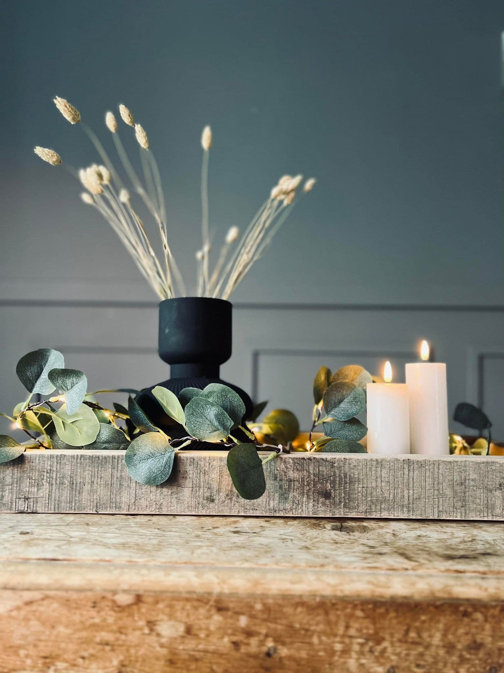 Ljusslinga med eukalyptus