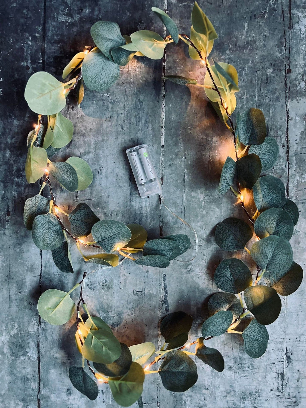 Ljusslinga med eukalyptus
