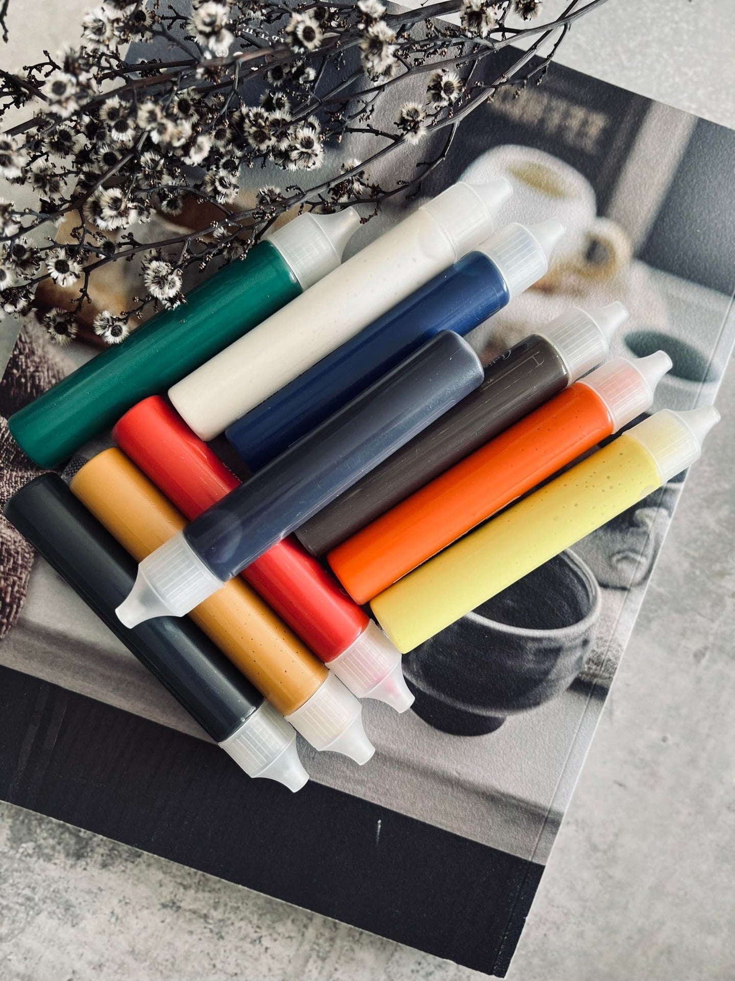 Stenfärg - 10 färger